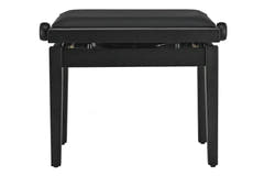 GEWA pianojakkara Deluxe Autolift Vinyl - Black matt (Seat black)