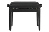 GEWA Piano bench Deluxe Autolift Vinyl - Black matt (Seat black)