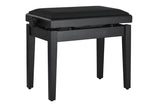 GEWA Piano bench Deluxe Autolift Vinyl - Black matt (Seat black)
