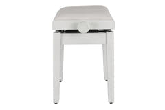 GEWA Pianojakkara Deluxe Autolift Vinyl - White matt (White seat)