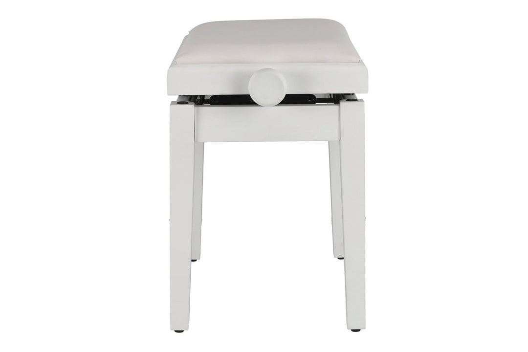 GEWA Pianojakkara Deluxe Autolift Vinyl - White matt (White seat)