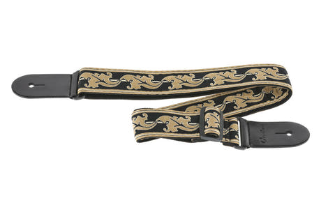 Ovation Signature -kitarahihna nailonia, Leaf, Retro Gold