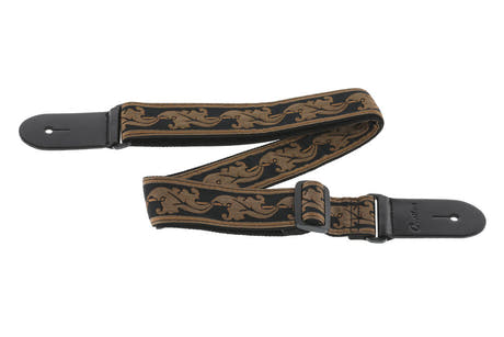 Ovation Signature -kitarahihna nailonia, Leaf, Retro Copper