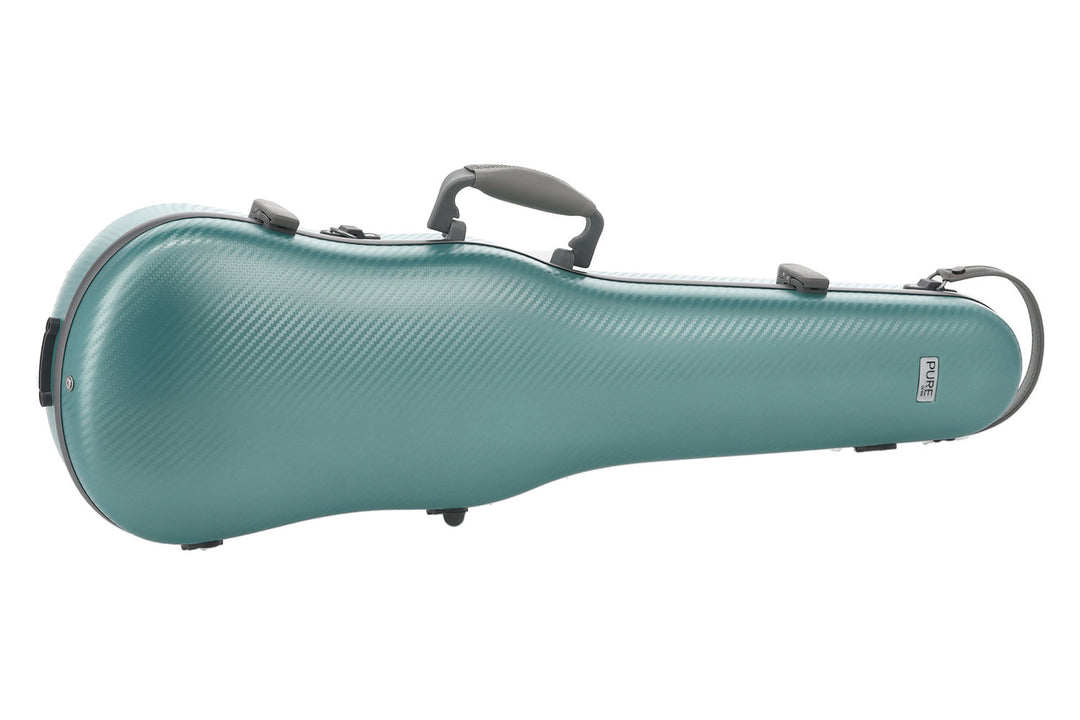 PURE GEWA Form shaped viulut cases Polycarbonate FUN - 4/4 - 1/2 (Green / Black)