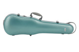 PURE GEWA Form shaped violin cases Polycarbonate FUN - 4/4 - 1/2 (Green / Black)