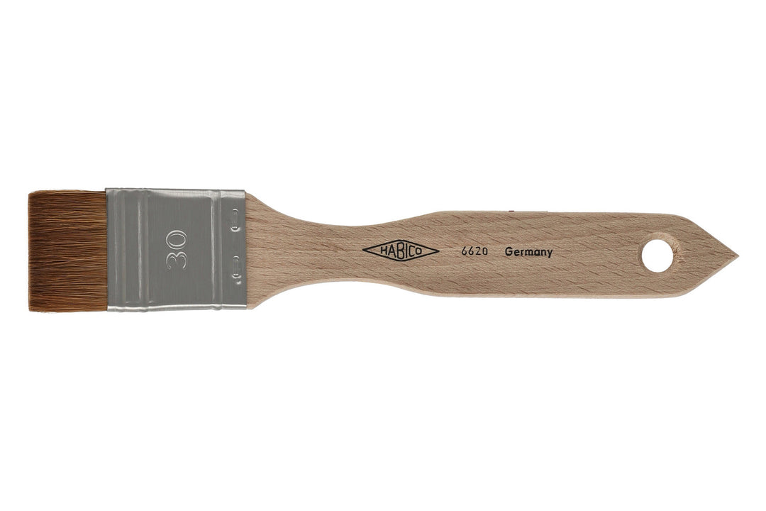 Habico Brush Red marten hair - leveys 30 mm (karvan pituus 19 mm)