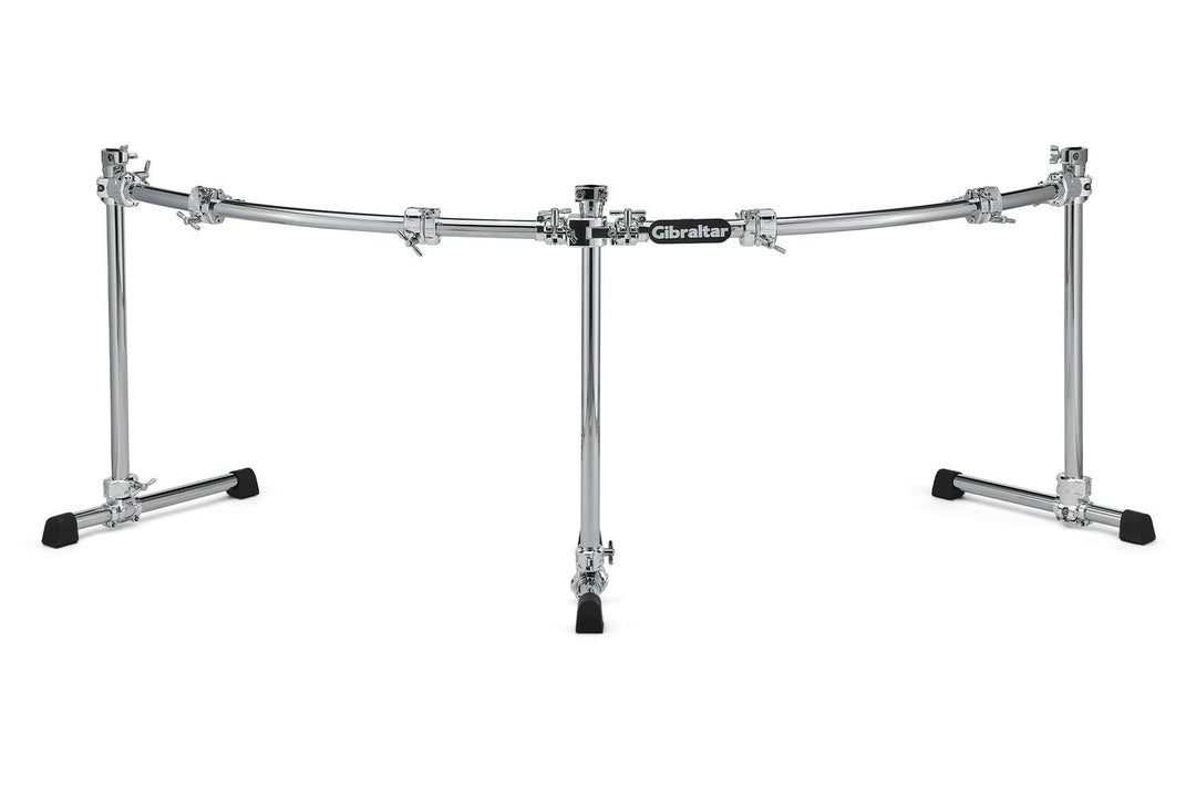 Gibraltar Rack System Chrome Series II -kaksoisbassorumpuräkki - GDR200C-CHR