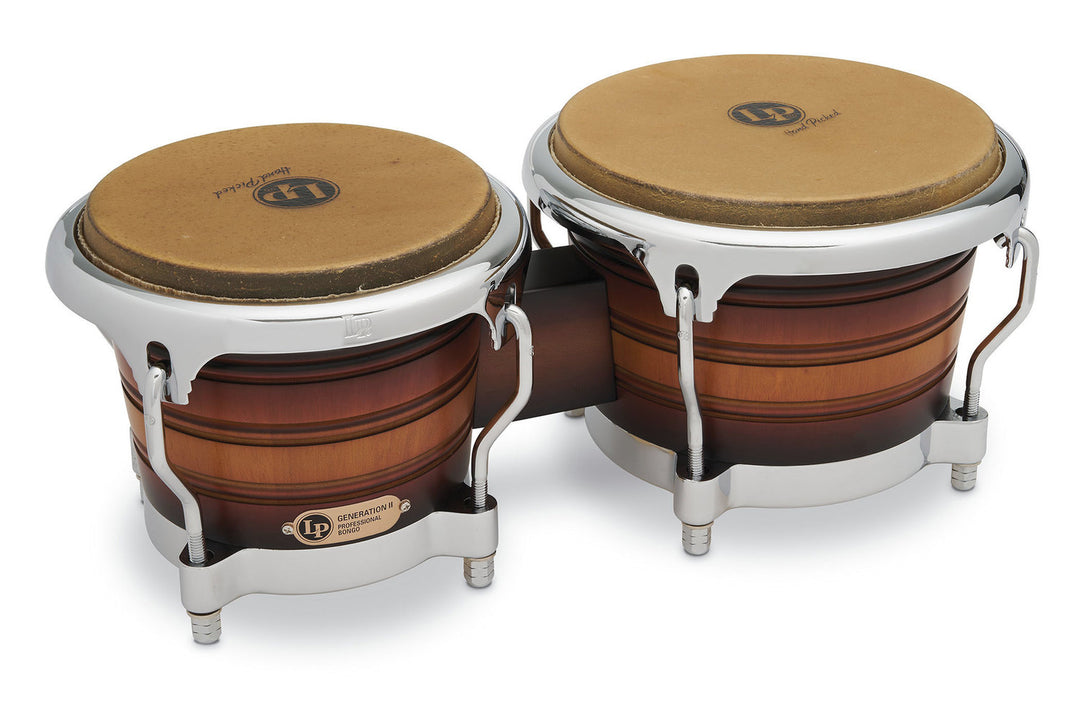 Latin Pundistussoittimet Bongo Generation II Wood - Antique Sunburst (LP201AX-2MSB)