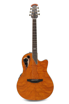 Ovation E-Acoustic Guitar Celebrity Elite Deluxe Plus Ltd 2026 Deep Contour – Amber Satin (CDX40P-FM-G)