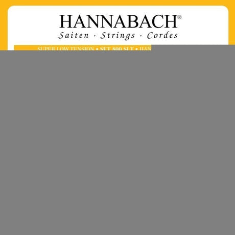 Hannabach 800 diskanttisetti E1, H/B2 ja G3, super low tension