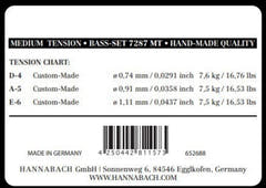 Hannabach Strings for classic kitarat Series 728 Medium Tension Custom Made - 3er Bass medium (7287MT)