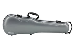 GEWA Muotoon muotoillut viulukotelot Air 1.7 - Silver metallic highgloss (with side handle)