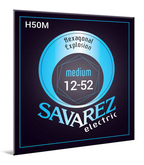 Savarez H50M Hexagonal Explosion -sähkökitaran strings, medium .012–.052