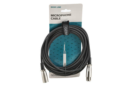 GEWA Basic Line mikrofonkabel 6 m, XLR-hun til XLR-han