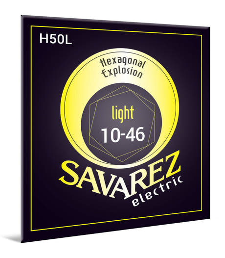 Savarez H50L Hexagonal Explosion -sähkökitaran kielet, light .010–.046