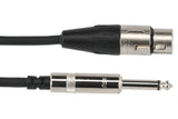 GEWA Pro Line mikrofonkabel 6 m, XLR-hun til mono-jack