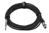 GEWA Pro Line mikrofonkabel 6 m, XLR-hun til mono-jack