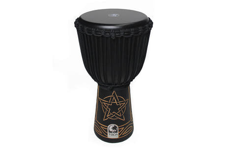 Toca Sully Erna Black Mamba djembe 12", mahonkia ja vuohennahkaa