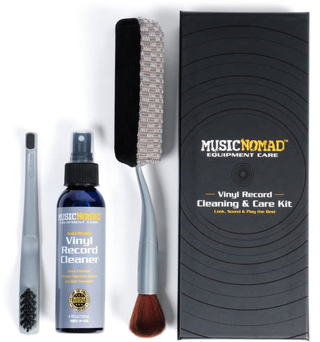 MusicNomad MN890 6'n1 vinyylilevyjen puhdistussarja