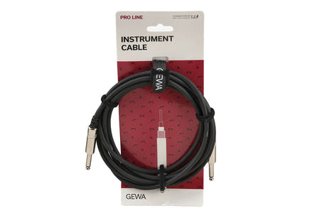 GEWA Pro Line instrumenttikaapeli 3 m, suora jakkiliitin