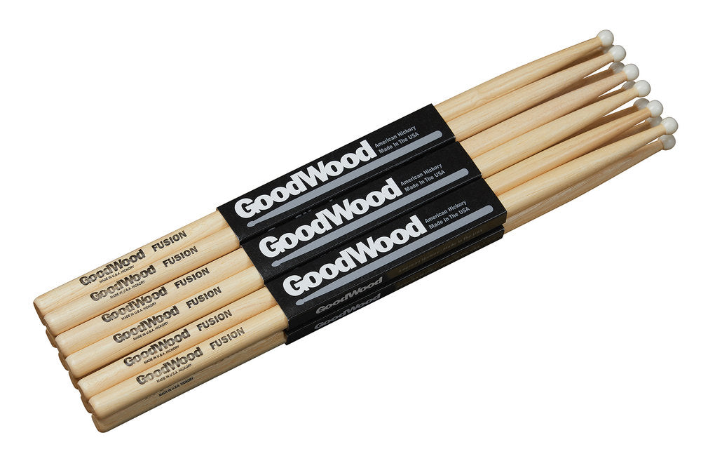 Vater Goodwood Fusion -rummunkapulat, hikkori 2. laatuluokka, nylonkärki