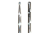 Vater Color Wrap 5A Silver Optic trommestikker, hickory, nylonspids
