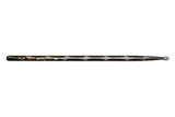 Vater Color Wrap 5A Black Optic -rummunkapulat, hikkori, nylonkärki