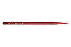Vater Color Wrap 5A Red Sparkle trommestikker, hickory, nylonspids