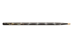 Vater Color Wrap 5A Black Optic trommestikker, hickory, træspids