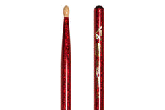 Vater Color Wrap 5A Red Sparkle -rummunkapulat, hikkori, puukärki