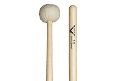 Vater Timpani Mallet T6 -paukukapulat, puolipehmeä huopa, kapeneva varsi