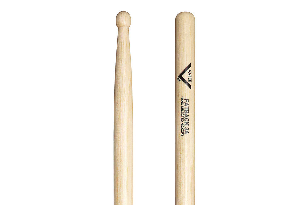 Vater 3A Fatback trommestikker, hickory, træspids