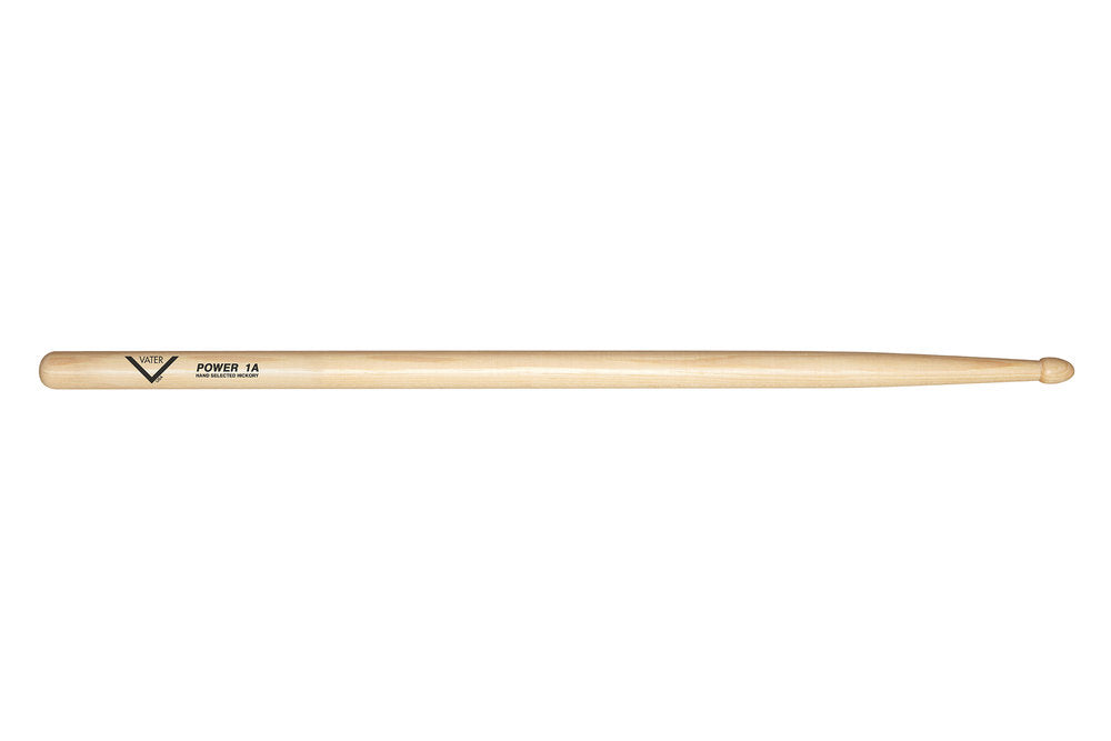 Vater Power 1A trommestikker, hickory, træspids