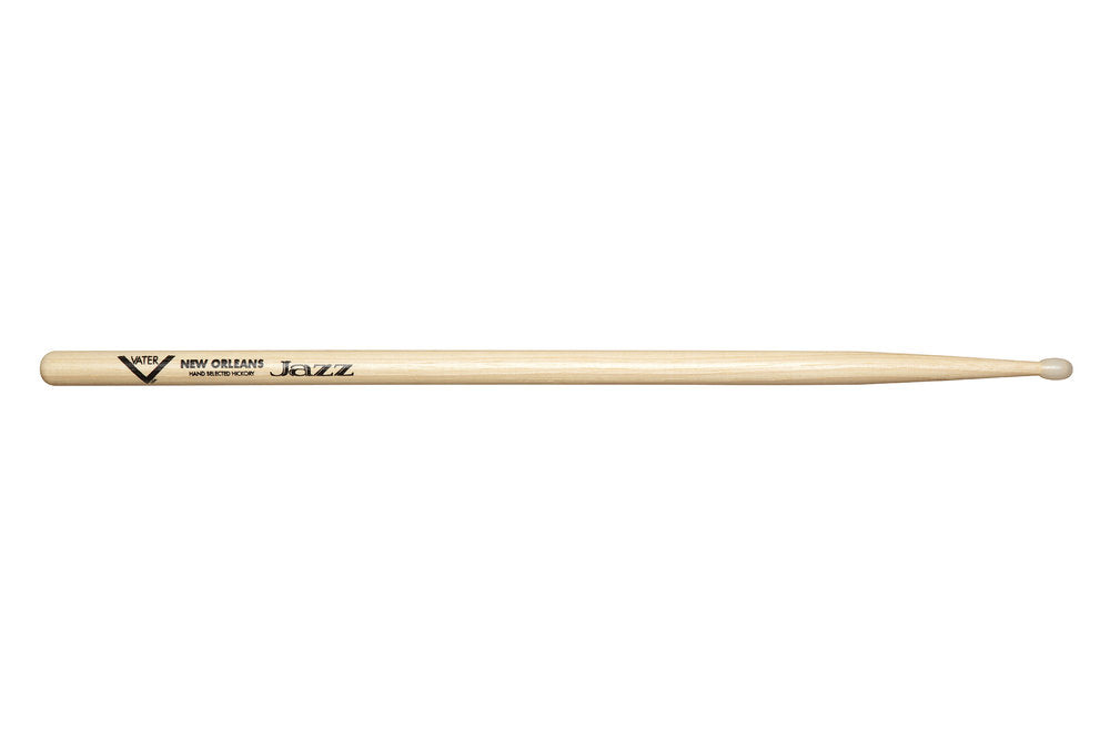 Vater New Orleans Jazz -rummunkapulat, hikkori, nailonkärki
