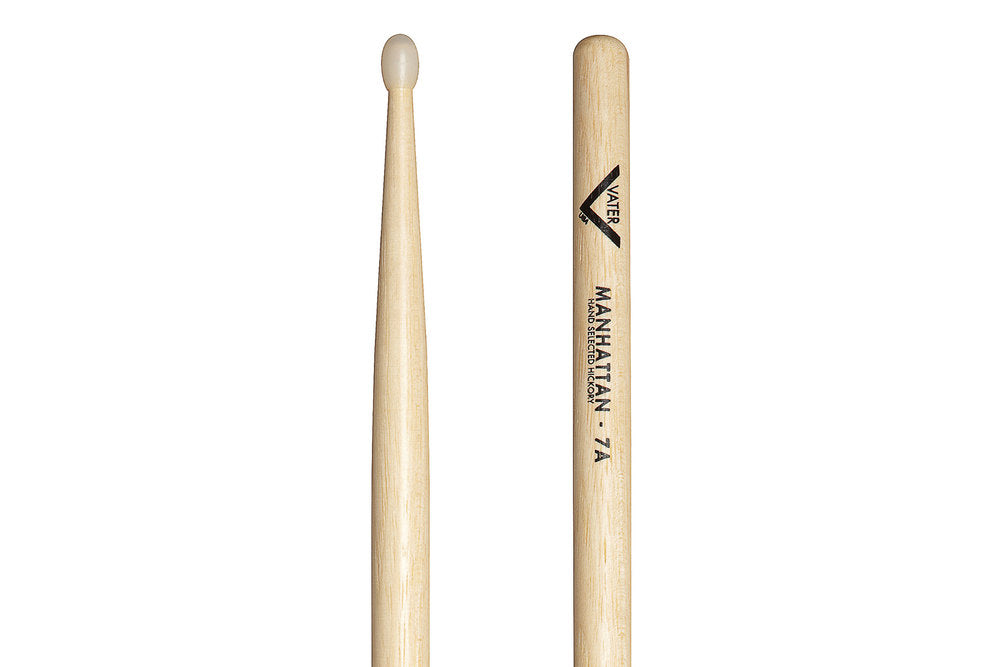 Vater 7A Manhattan trommestikker, hickory, nylonspids