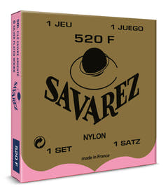 Savarez 529R:n kierretty G3-kieli klassiselle kitaralle, 520F