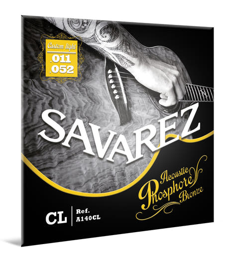 Savarez A140CL Acoustic Phosphor Bronze, custom light .011–.052