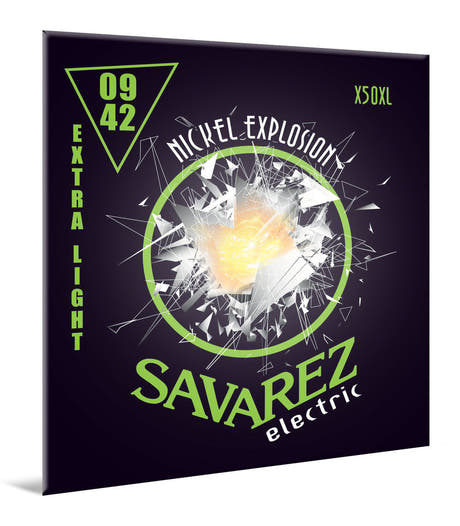 Savarez X50XL Nickel Explosion, extra light .009–.042