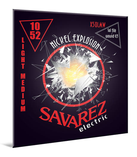 Savarez X50LMW Nickel Explosion punotulla G-kielellä, .010–.052