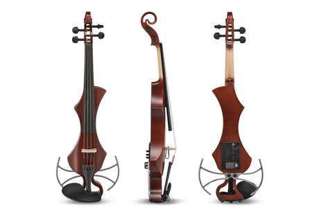 GEWA Novita 3.0 sähköviulu, 4 strings, punaruskea