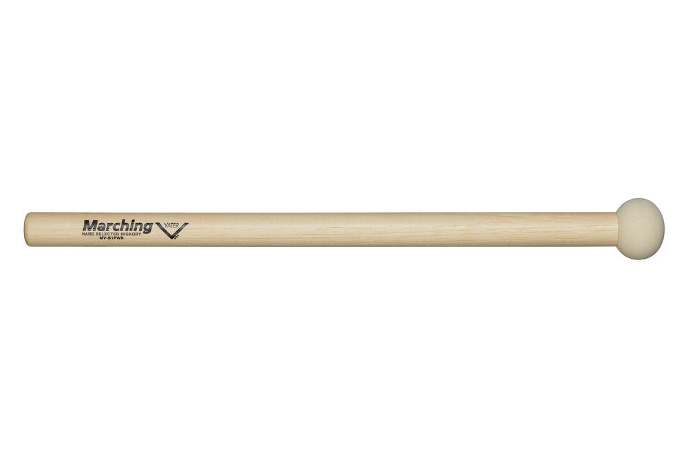 Vater Power Bass drum Mallet 1, huopanuija 16–18" rummuille