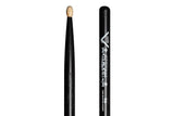 Vater Eternal Black 5A trommestikker, hickory, træspids