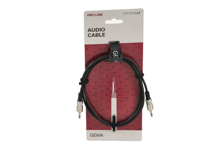 GEWA Pro Line -minijack-kaapeli 1,5 m, 3,5 mm stereo