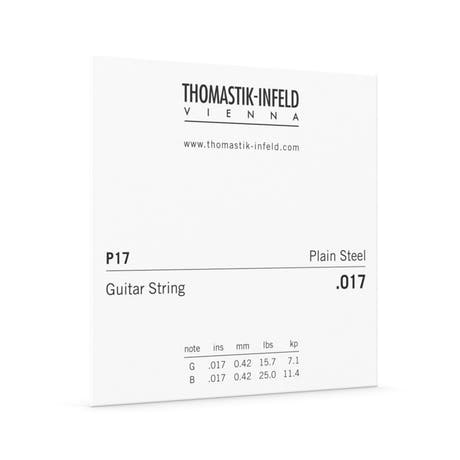 Thomastik-Infeld P17 -sähkökitarakieli .017, kirkas messinkipinnoitettu teräs
