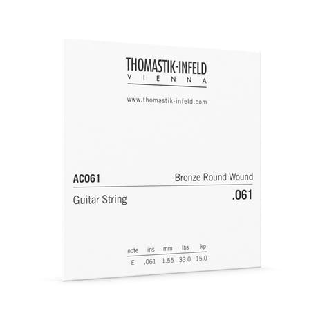 Thomastik-Infeld Plectrum AC061 -teräskielisen kitaran kieli .061, AC113
