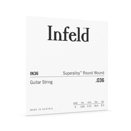 Thomastik-Infeld Superalloy -sähkökitarankieli .036w, roundwound (IN36)