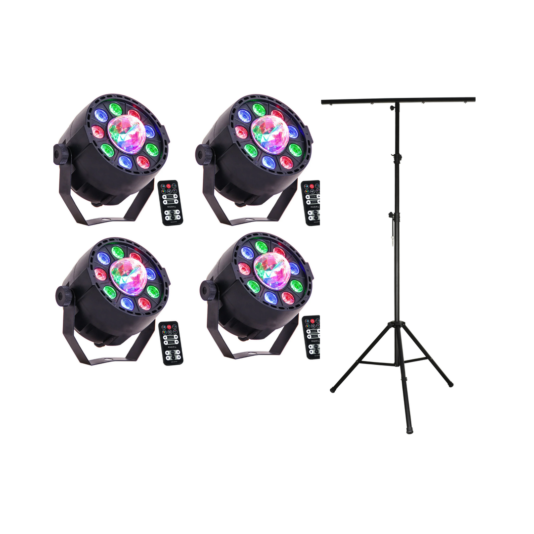 LED PAR-ASTRO 2-in-1 Diskovalo & Perfex Valoteline