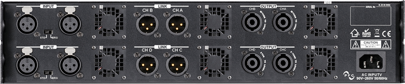 BST 4-kanavainen digitaalinen vahvistin