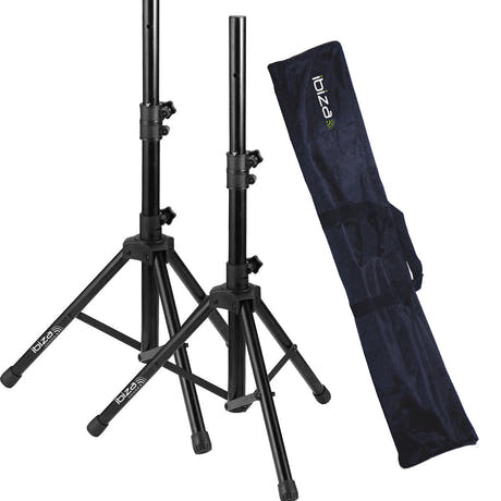 Ibiza - Kaiutintelineet laukulla Bundle (30kg, 1,20m)