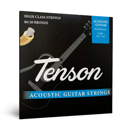 Tenson Bronze 80/20 -westernkitaran kielet .012-.053, Light